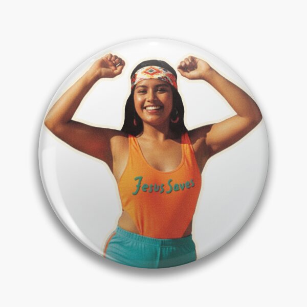 Item preview, 80s Beach Girl Jesus Saves designed and sold by Fatima Desantos.
