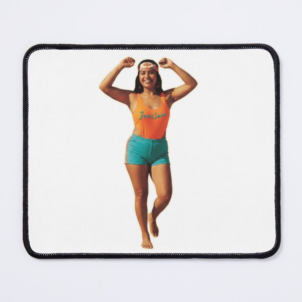 Item preview, 80s Beach Girl Jesus Saves designed and sold by Fatima Desantos.
