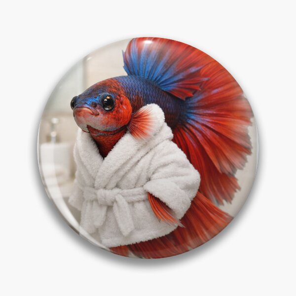 Item preview, Cozy Bathrobe Betta Fish designed and sold by Sillytoe.
