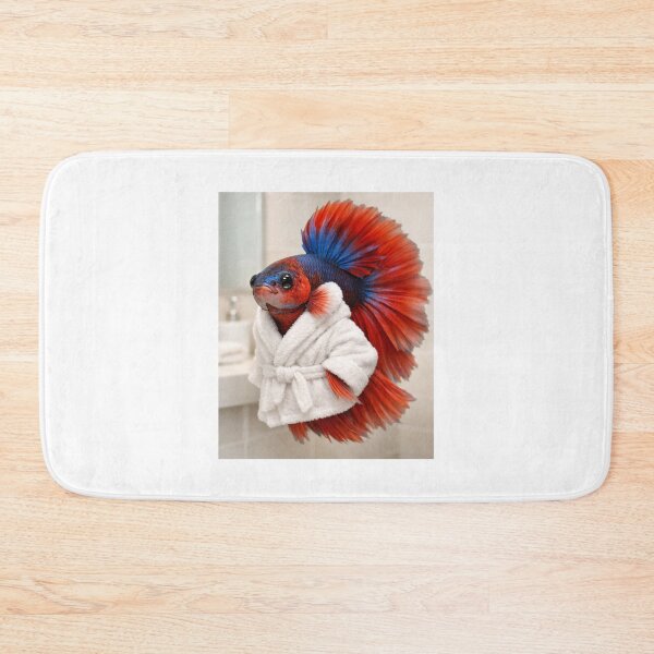 Item preview, Cozy Bathrobe Betta Fish designed and sold by Sillytoe.