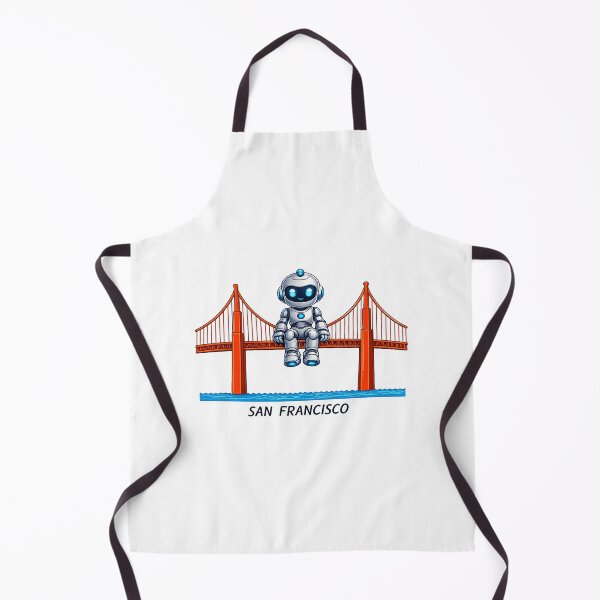Item preview, San Francisco Golden Gate Bridge Robot | Silicon Valley Tech designed and sold by Cree8if.