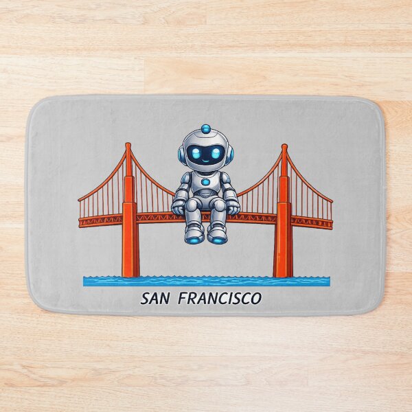 Item preview, San Francisco Golden Gate Bridge Robot | Silicon Valley Tech designed and sold by Cree8if.