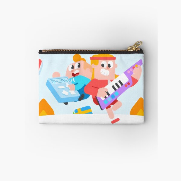 Item preview, Funny Cartoon Rock Synth and Math Duo - Retro Music Student Desk Mat designed and sold by Billy Morfo™.
