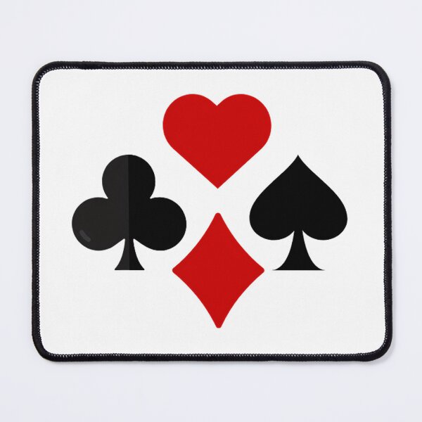 Item preview, Minimalist Playing Card Suits Graphic – Classic Poker Symbols Art designed and sold by mentosdesigner.