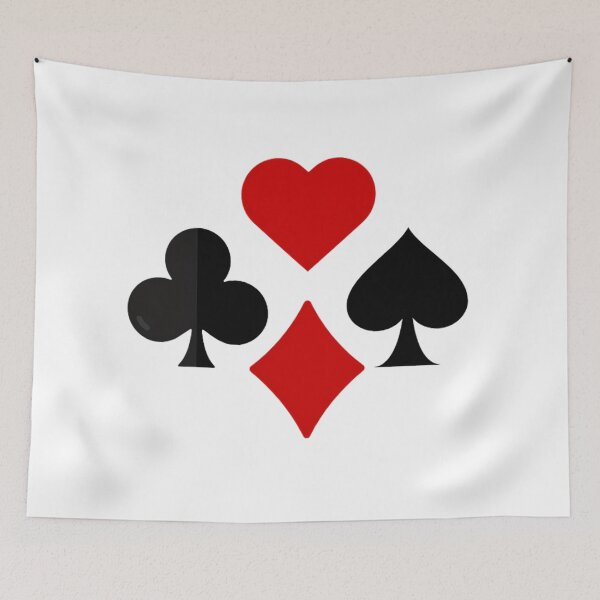 Item preview, Minimalist Playing Card Suits Graphic – Classic Poker Symbols Art designed and sold by mentosdesigner.