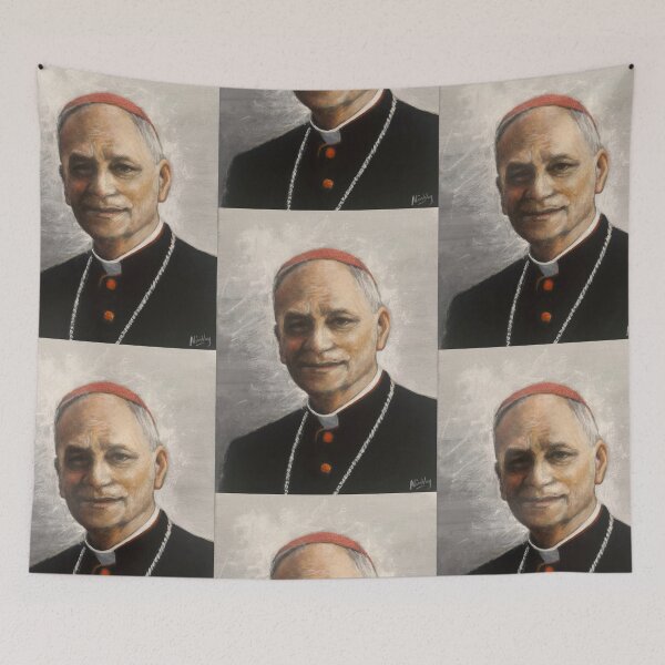 Item preview, Pope Leo XIV - Traditional Catholic Portrait Art designed and sold by Artdesrapides.