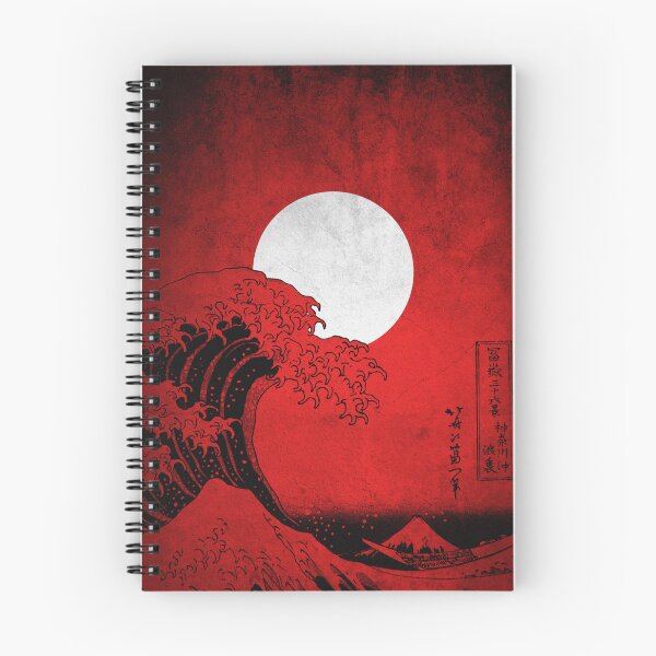 Item preview, Red Great Wave Off Kanagawa Japanese Ukiyo-e designed and sold by FaizArtShop.
