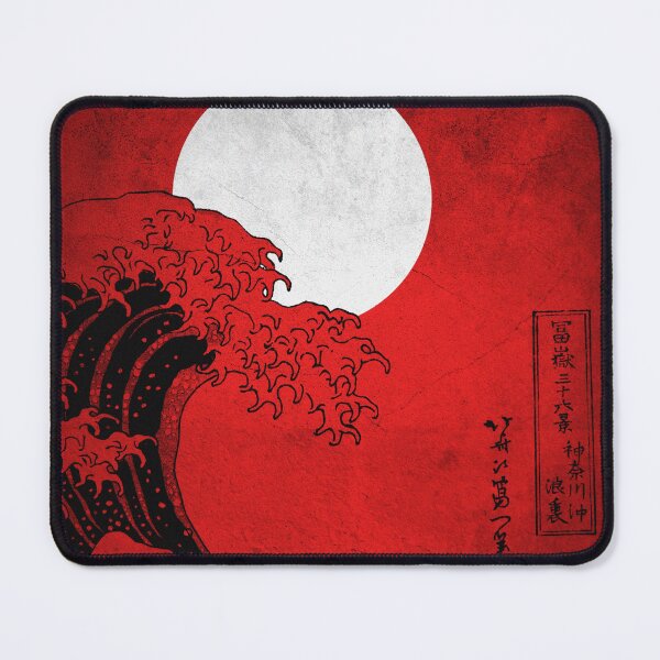 Item preview, Red Great Wave Off Kanagawa Japanese Ukiyo-e designed and sold by FaizArtShop.