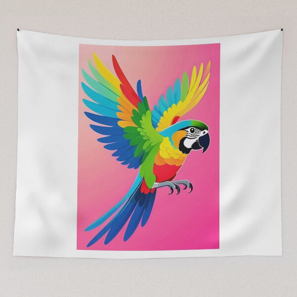 Artikelvorschau, Art - Stylized Bird, Vibrant Vector Aesthetic entworfen und verkauft von World-Pets.