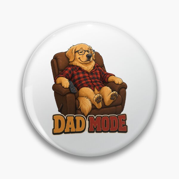 Item preview, Golden Retriever Dad Mode designed and sold by zoughlal.