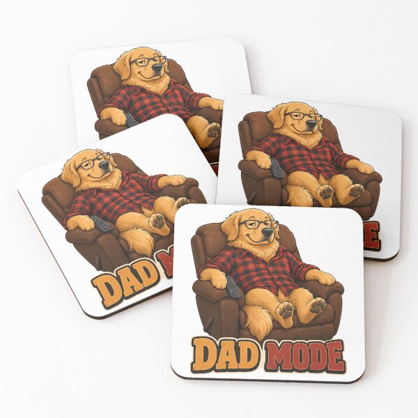 Item preview, Golden Retriever Dad Mode designed and sold by zoughlal.
