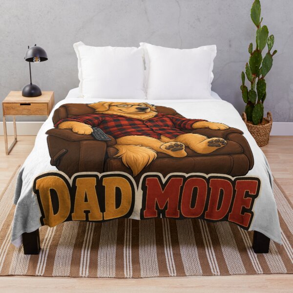 Item preview, Golden Retriever Dad Mode designed and sold by zoughlal.