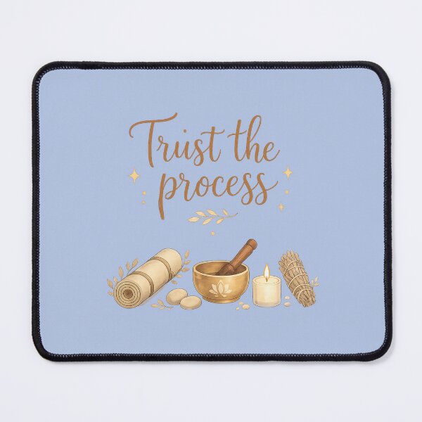 Item preview, Trust the Process Yoga Quote | Meditation & Mindfulness Wellness Design | Zen Spiritual Gift designed and sold by MimiSabu.