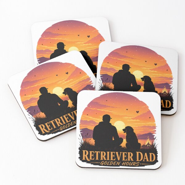 Item preview, Retriever Dad Golden Hours designed and sold by zoughlal.