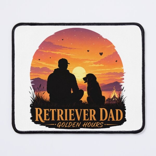 Item preview, Retriever Dad Golden Hours designed and sold by zoughlal.
