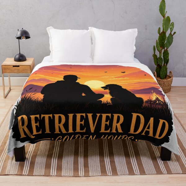 Item preview, Retriever Dad Golden Hours designed and sold by zoughlal.
