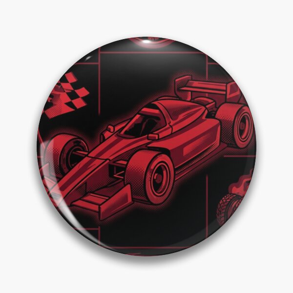 Item preview, Retro F1 Red Black designed and sold by SportsShip.
