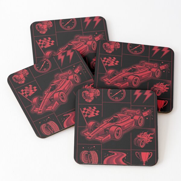 Item preview, Retro F1 Red Black designed and sold by SportsShip.