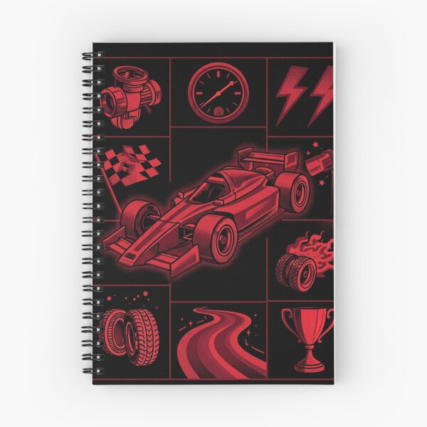 Item preview, Retro F1 Red Black designed and sold by SportsShip.