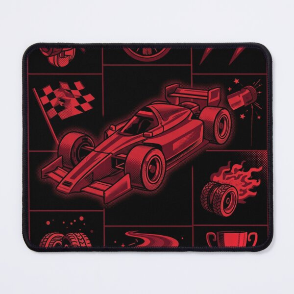 Item preview, Retro F1 Red Black designed and sold by SportsShip.