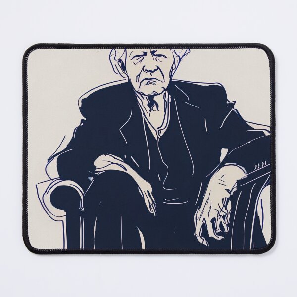 Item preview, Cornelius Vanderbilt - Blue Abstract Art designed and sold by shadow-bloom.