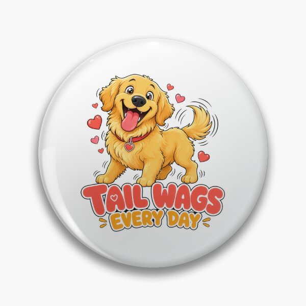 Item preview, Golden Retriever Tail Wags designed and sold by zoughlal.