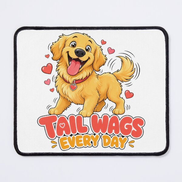 Item preview, Golden Retriever Tail Wags designed and sold by zoughlal.