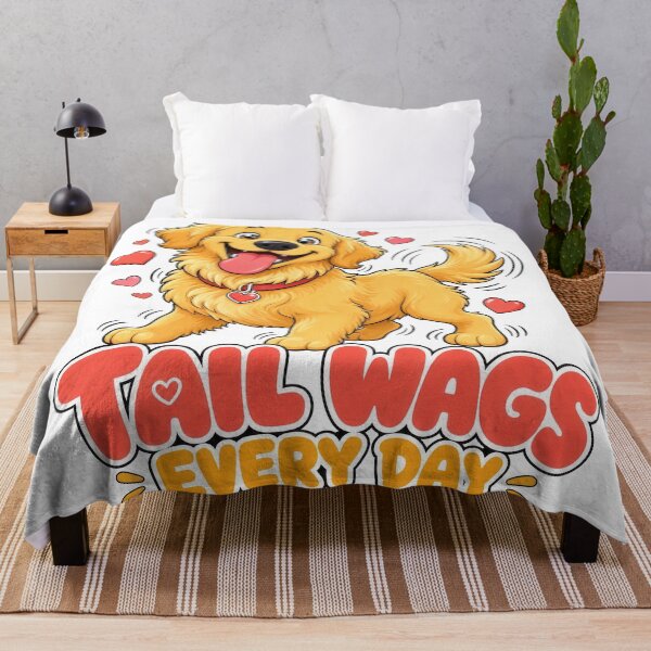 Item preview, Golden Retriever Tail Wags designed and sold by zoughlal.