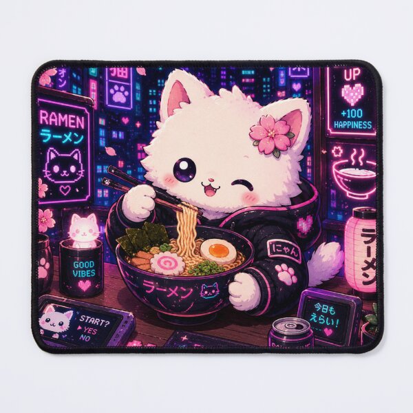 Item preview, Mochi Neko Ramen designed and sold by soul-so-happy.