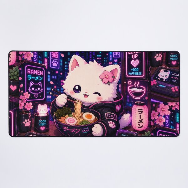 Item preview, Mochi Neko Ramen  designed and sold by soul-so-happy.