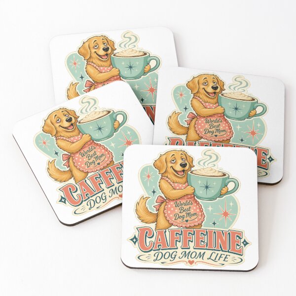 Item preview, Caffeine Dog Mom Life designed and sold by zoughlal.