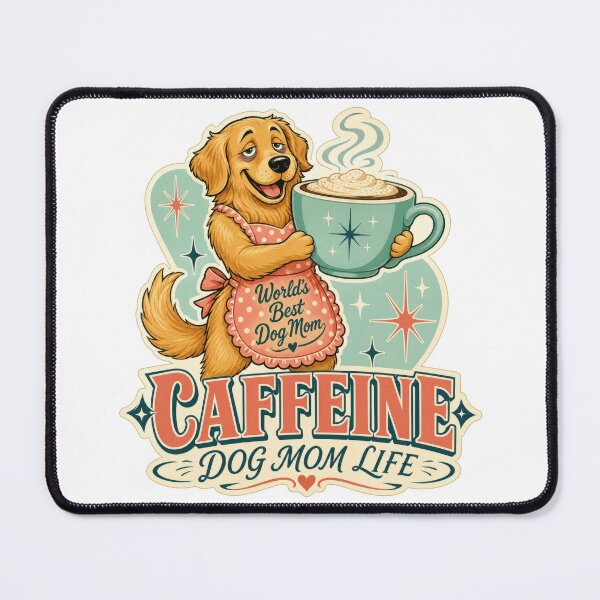 Item preview, Caffeine Dog Mom Life designed and sold by zoughlal.