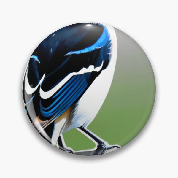 Item preview, Art - Stylized Blue Magpie, Modern and Minimalist Illustration designed and sold by World-Pets.