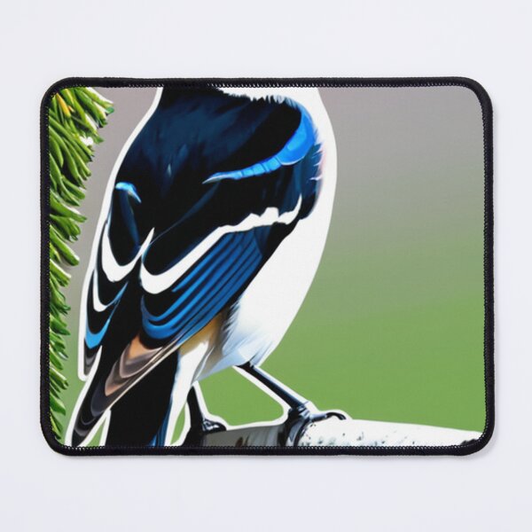 Item preview, Art - Stylized Blue Magpie, Modern and Minimalist Illustration designed and sold by World-Pets.