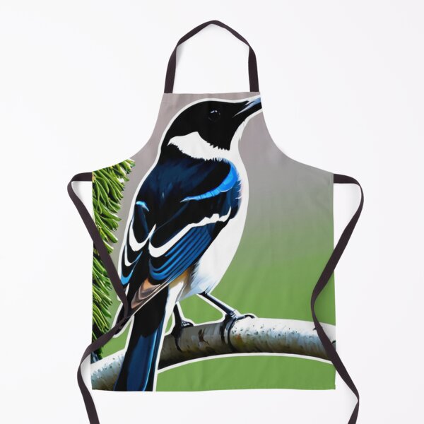 Item preview, Art - Stylized Blue Magpie, Modern and Minimalist Illustration designed and sold by World-Pets.