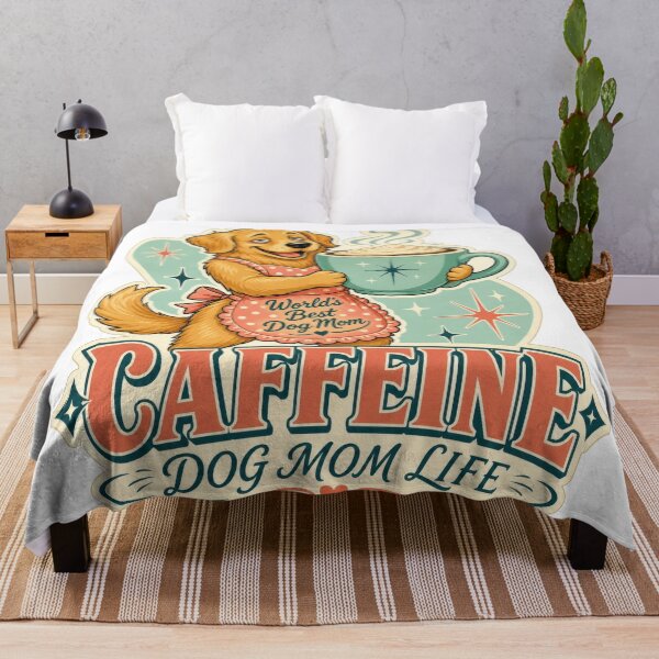 Item preview, Caffeine Dog Mom Life designed and sold by zoughlal.