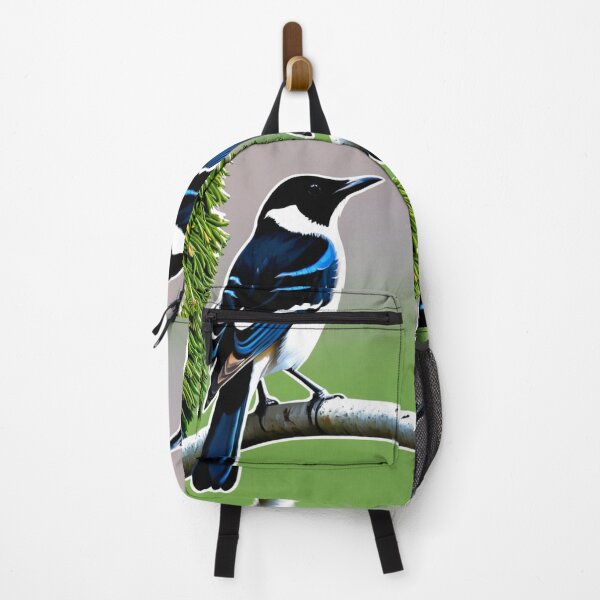 Item preview, Art - Stylized Blue Magpie, Modern and Minimalist Illustration designed and sold by World-Pets.