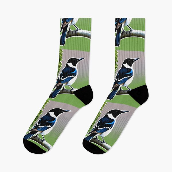 Artikelvorschau, Art - Stylized Blue Magpie, Modern and Minimalist Illustration entworfen und verkauft von World-Pets.