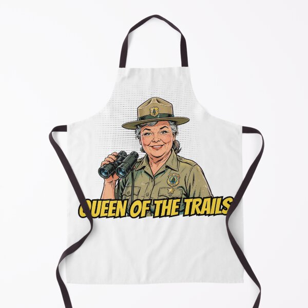 Item preview, Queen of the Trails - Retro Female Park Ranger Comic Art designed and sold by Neurospicy Trolls.