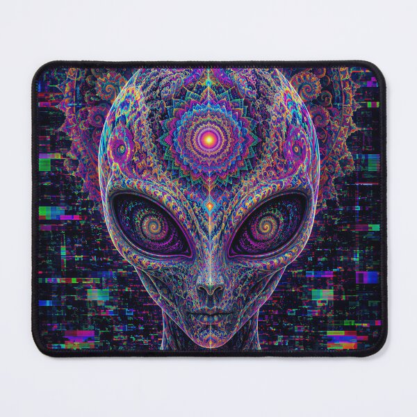Item preview, Psychedelic Alien Glitch Art designed and sold by hyperbeast store.