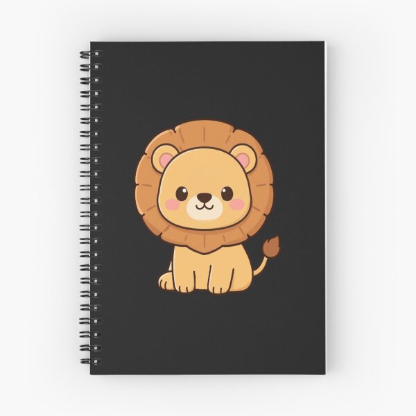 Item preview,  Cute lion funny kawaii cat design designed and sold by Geschenkartikel.