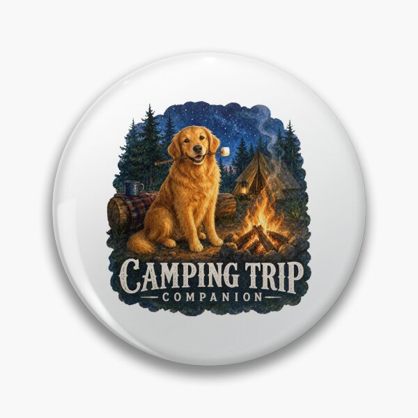 Item preview, Golden Camping Trip Companion designed and sold by zoughlal.