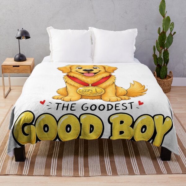 Item preview, Golden Retriever Good Boy designed and sold by zoughlal.