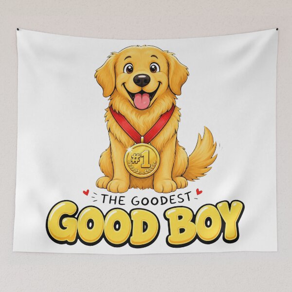 Item preview, Golden Retriever Good Boy designed and sold by zoughlal.