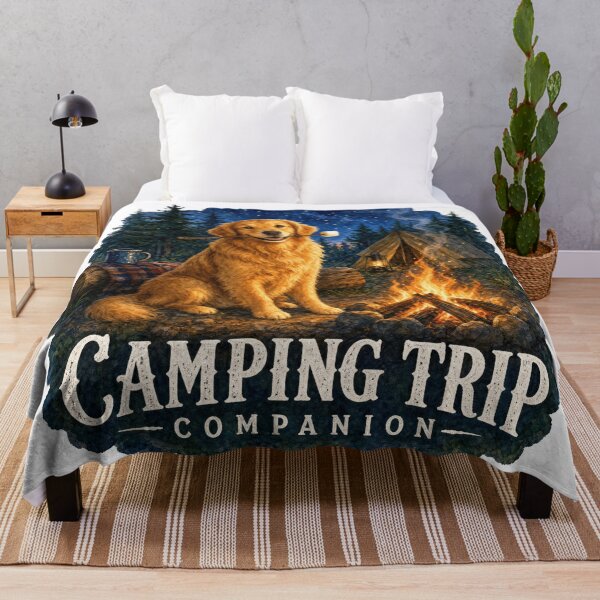 Item preview, Golden Camping Trip Companion designed and sold by zoughlal.