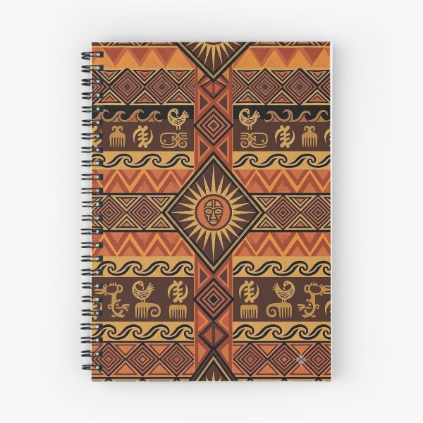 Item preview, African Sunset Tribal Pattern | Vibrant Geometric Seamless Design designed and sold by BloomyBCrafts.