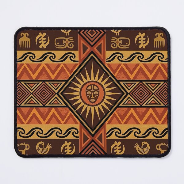 Item preview, African Sunset Tribal Pattern | Vibrant Geometric Seamless Design designed and sold by BloomyBCrafts.