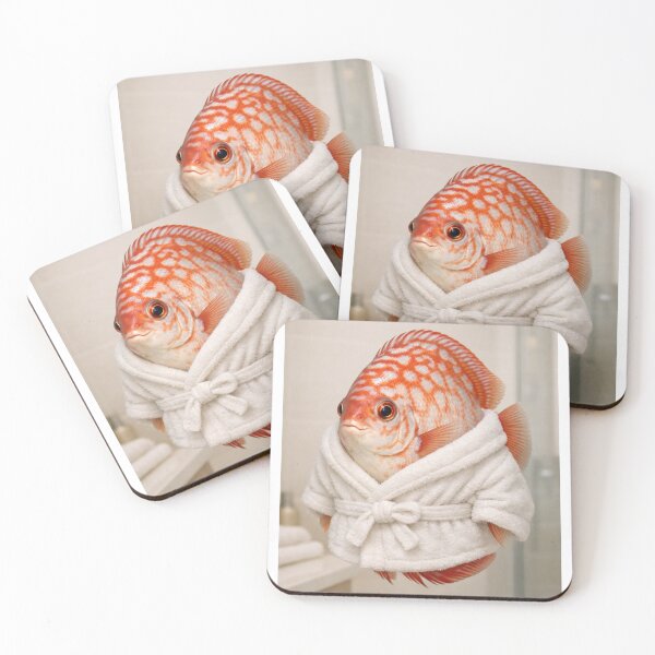 Item preview, Cozy Bathrobe Discus Fish designed and sold by Sillytoe.