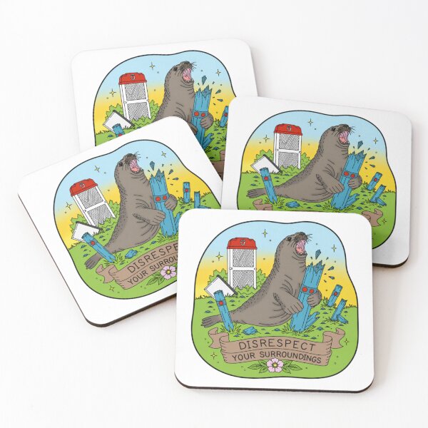 Item preview, Neil Seal Disrespect Your Surroundings designed and sold by CoquetteGoose.