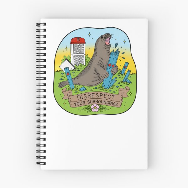 Item preview, Neil Seal Disrespect Your Surroundings designed and sold by CoquetteGoose.